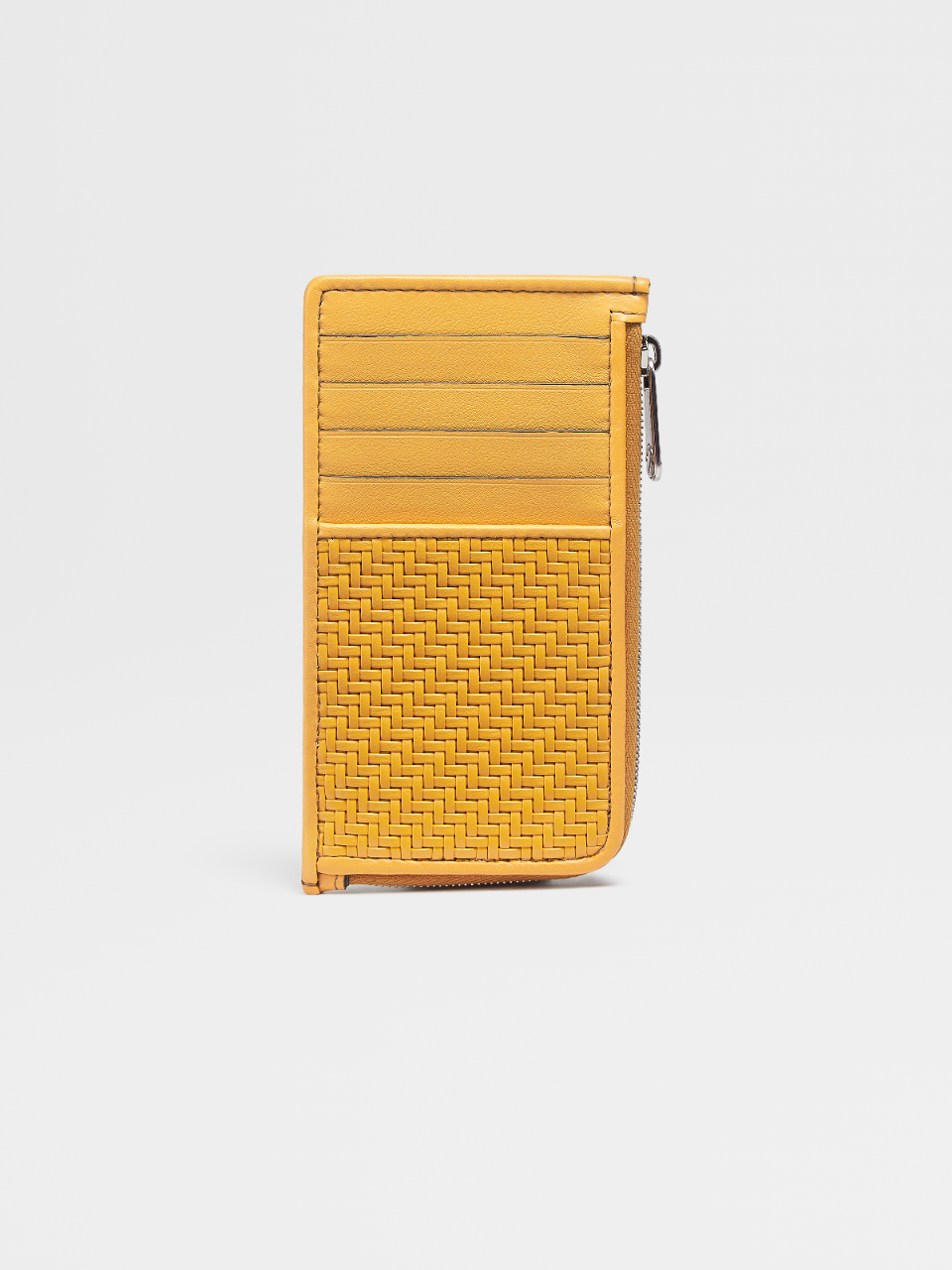 Yellow PELLETESSUTA™ Zipper Card Case 10 cc